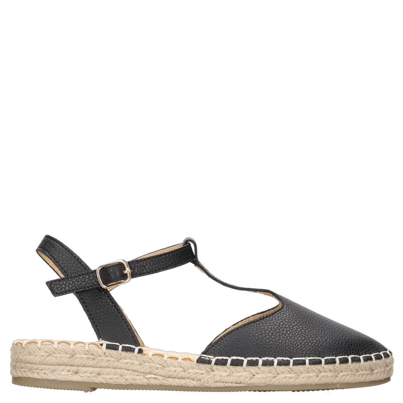 ALPARGATA CASUAL MUJER POLLINI - POM0121 | NEGRO - 1