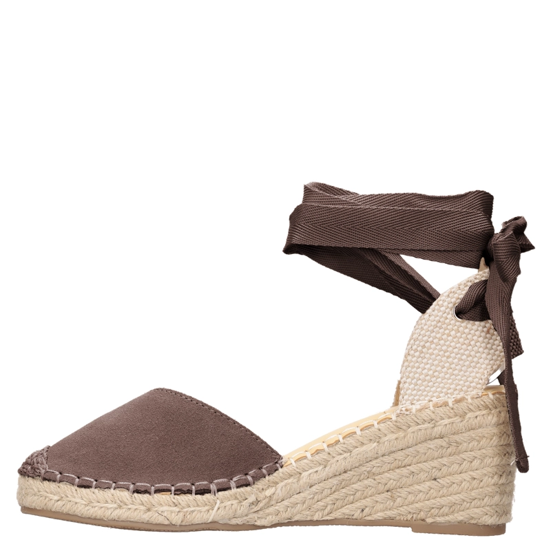 ALPARGATA CASUAL MUJER POLLINI - POM0396 | MARRON OSCURO - 4