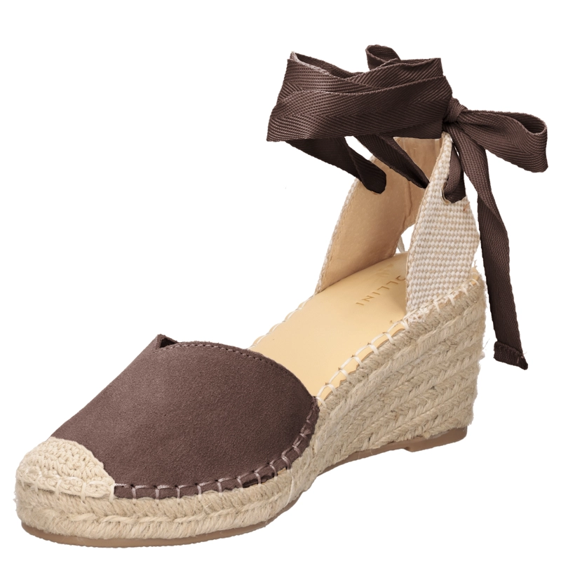 ALPARGATA CASUAL MUJER POLLINI - POM0396 | MARRON OSCURO - 5