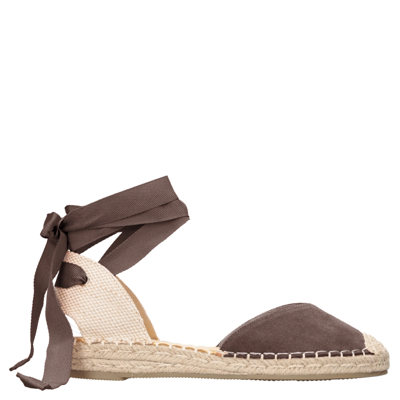 ALPARGATA CASUAL MUJER POLLINI - POM0058 | MARRON OSCURO - 1