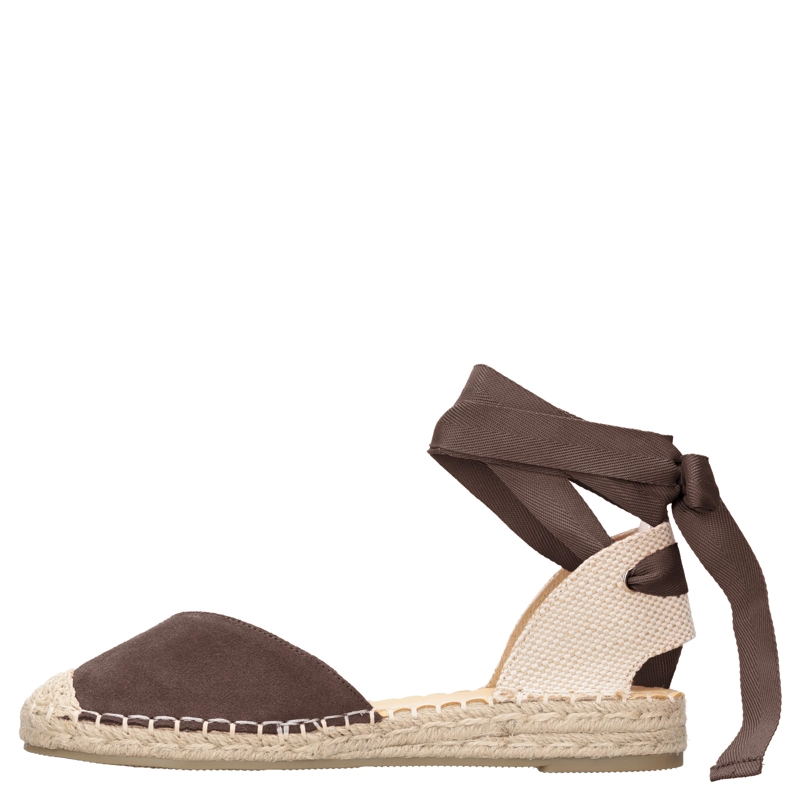ALPARGATA CASUAL MUJER POLLINI - POM0058 | MARRON OSCURO - 4