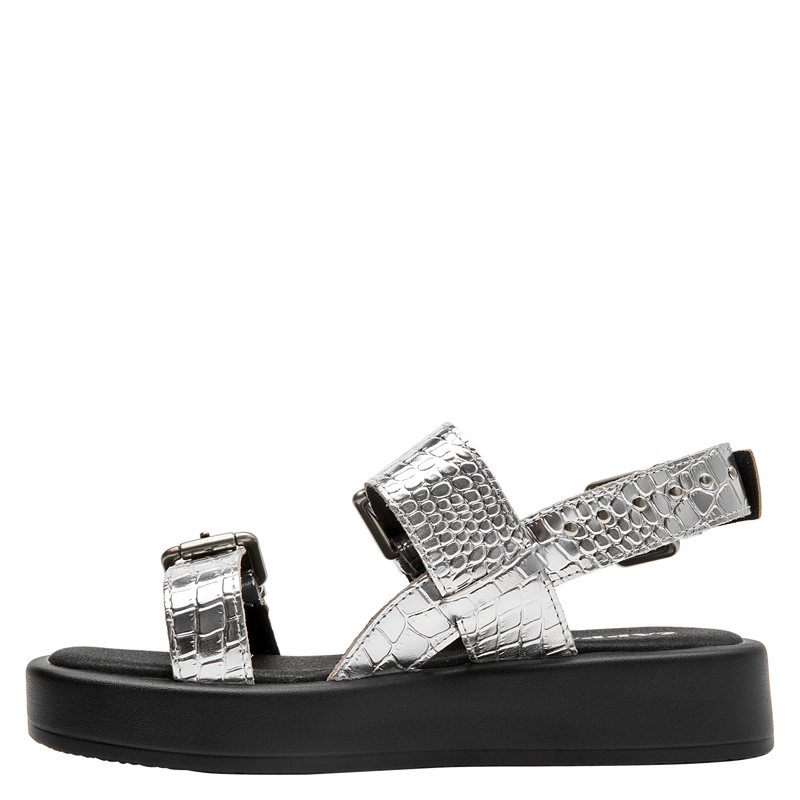 SANDALIA CASUAL MUJER ZAPPA - ZAM0200 | PLATEADO - 9