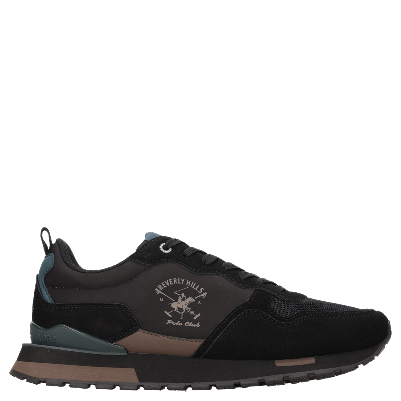 ZAPATILLA CASUAL HOMBRE BEVERLY HILLS POLO CLUB - BHH0010 | NEGRO - 1