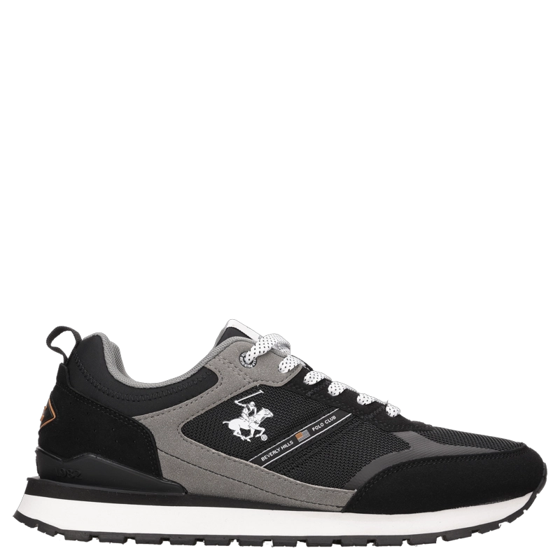 ZAPATILLA CASUAL HOMBRE BEVERLY HILLS POLO CLUB - BHH0011 | NEGRO - 1