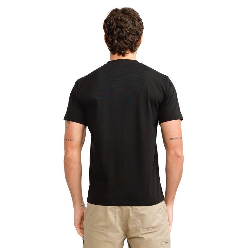 POLERA HOMBRE ALGODON-SPANDEX MANGA CORTA BASICA PANAMA JACK - PJH041M | NEGRO - 3