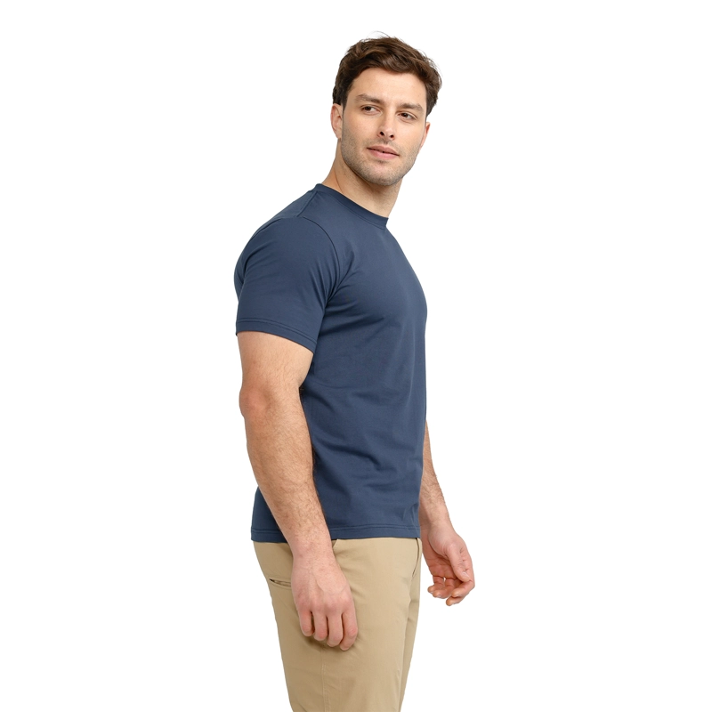 POLERA HOMBRE ALGODON-SPANDEX MANGA CORTA BASICA PANAMA JACK - PJH041M | NEGRO - 8
