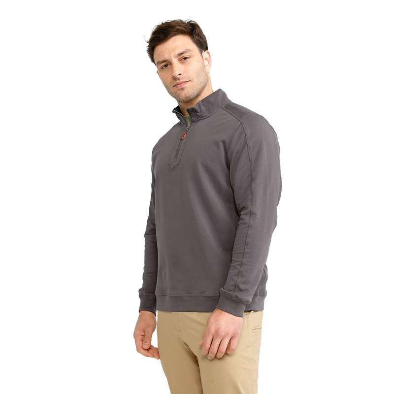 POLERON HOMBRE HALF ZIPPER PANAMA JACK - PJH035M | GRIS - 4