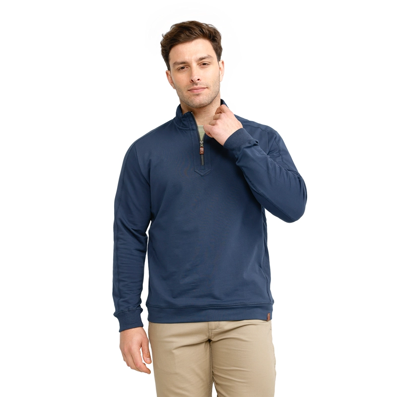 POLERON HOMBRE HALF ZIPPER PANAMA JACK - PJH035M | AZUL - 3
