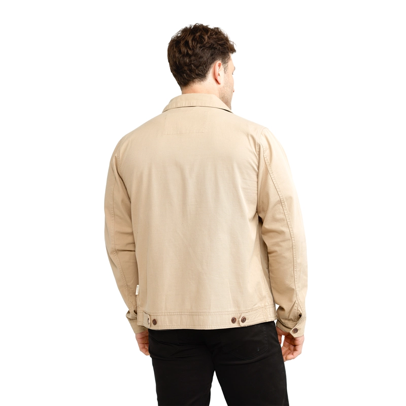 CHAQUETA BOMBER ALGODON TEXTURADO PANAMA JACK - PJH045M | BEIGE - 2
