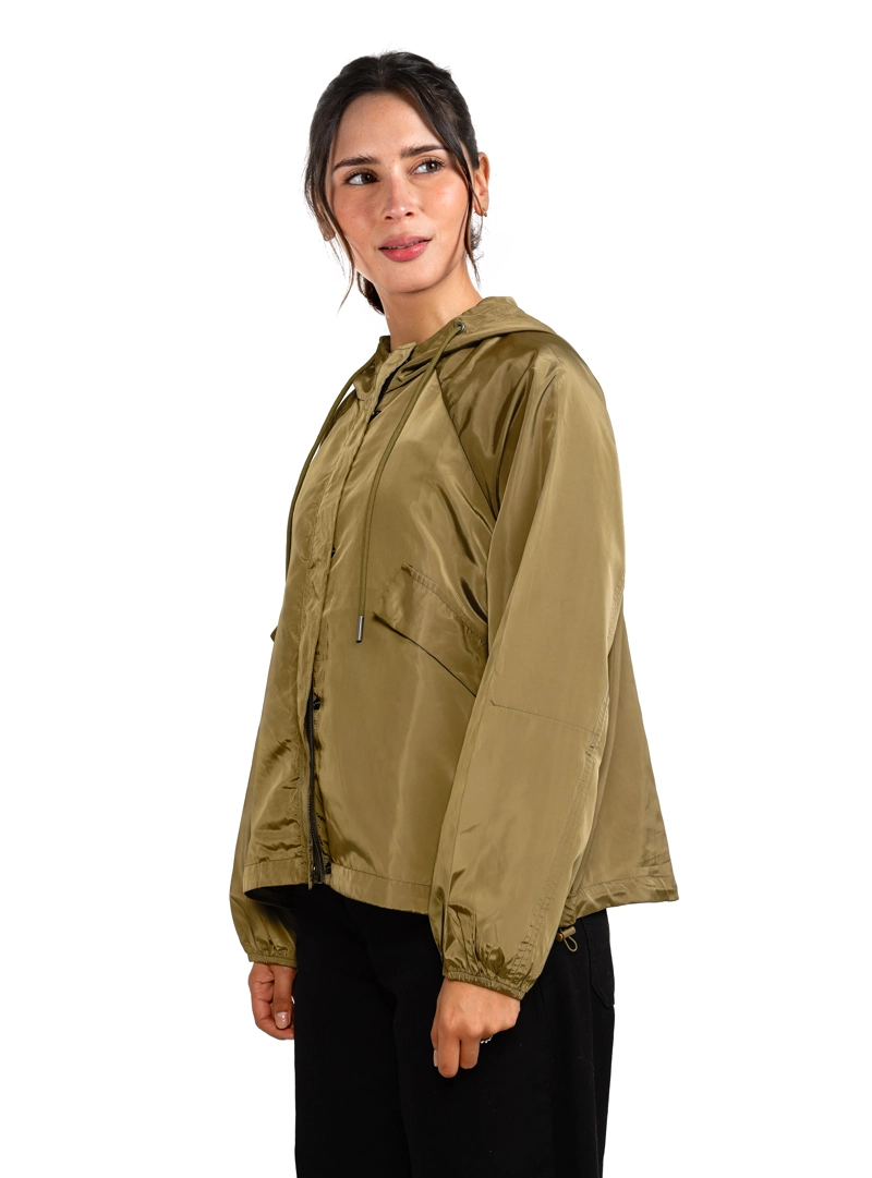 CORTAVIENTO MUJER URBANO CAPUCHA PANAMA JACK - PJM015M | VERDE - 4