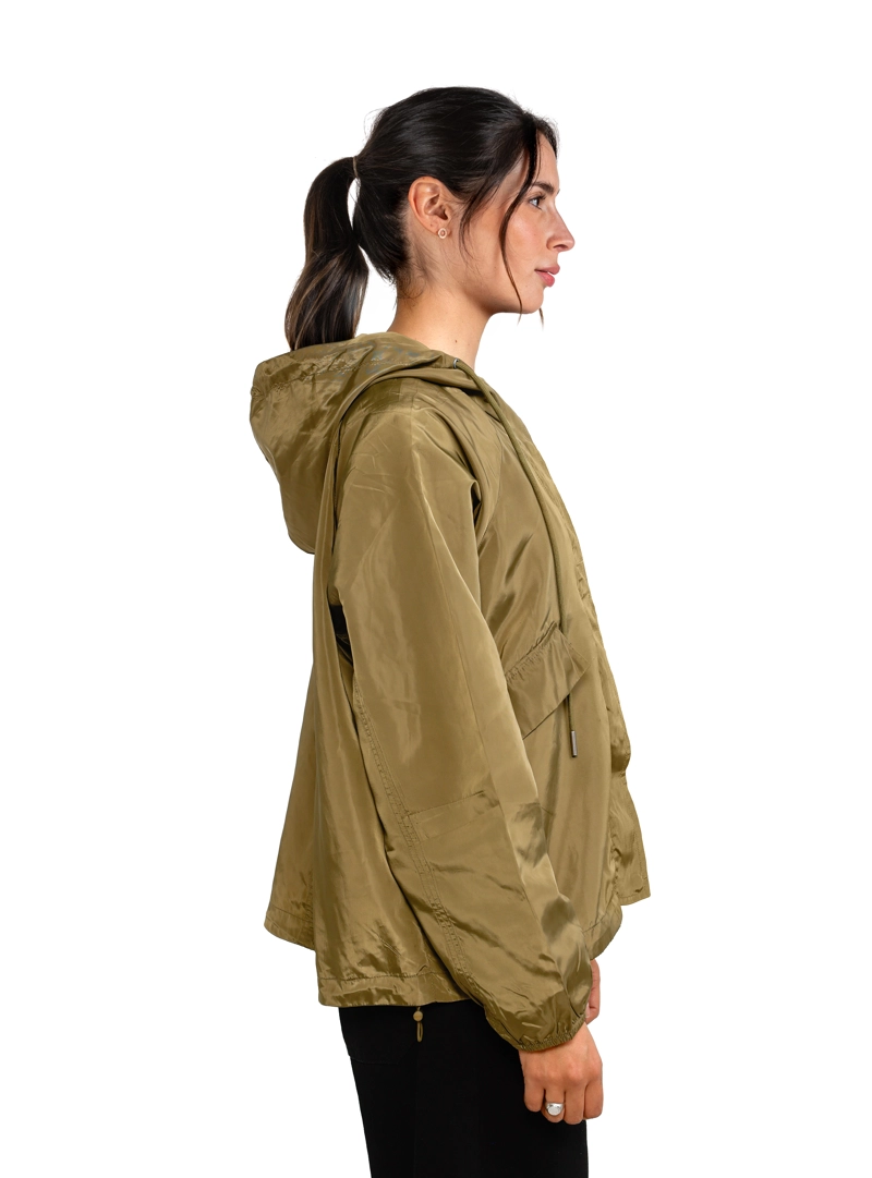 CORTAVIENTO MUJER URBANO CAPUCHA PANAMA JACK - PJM015M | VERDE - 5