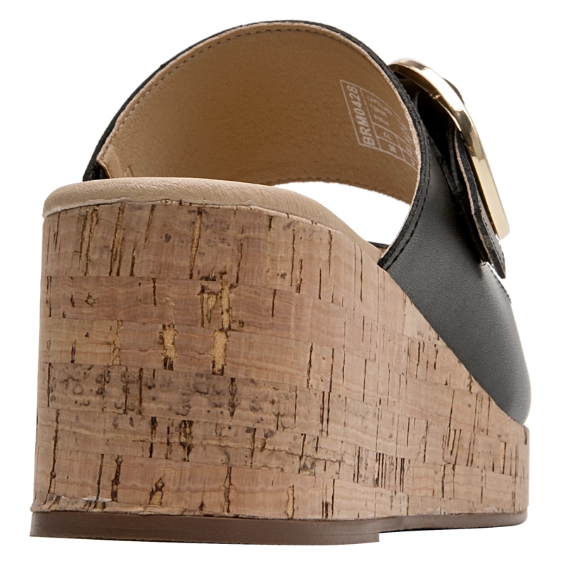 SANDALIA CASUAL MUJER BRUNO ROSSI - BRM0428 | NEGRO - 3