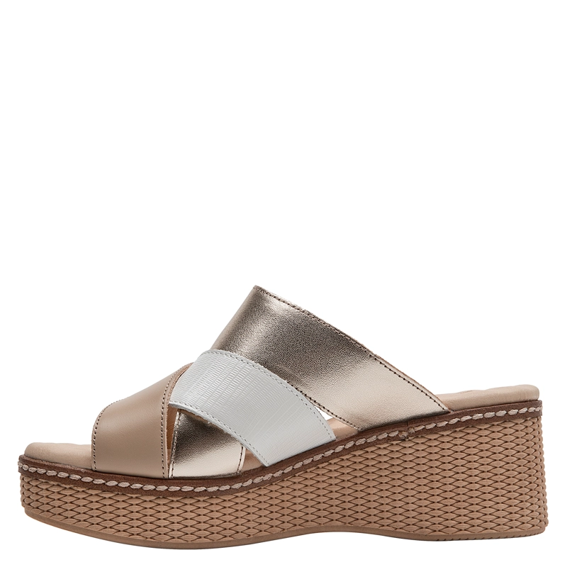 SANDALIA CASUAL MUJER 16 HRS - 16M0419 | BEIGE - 3