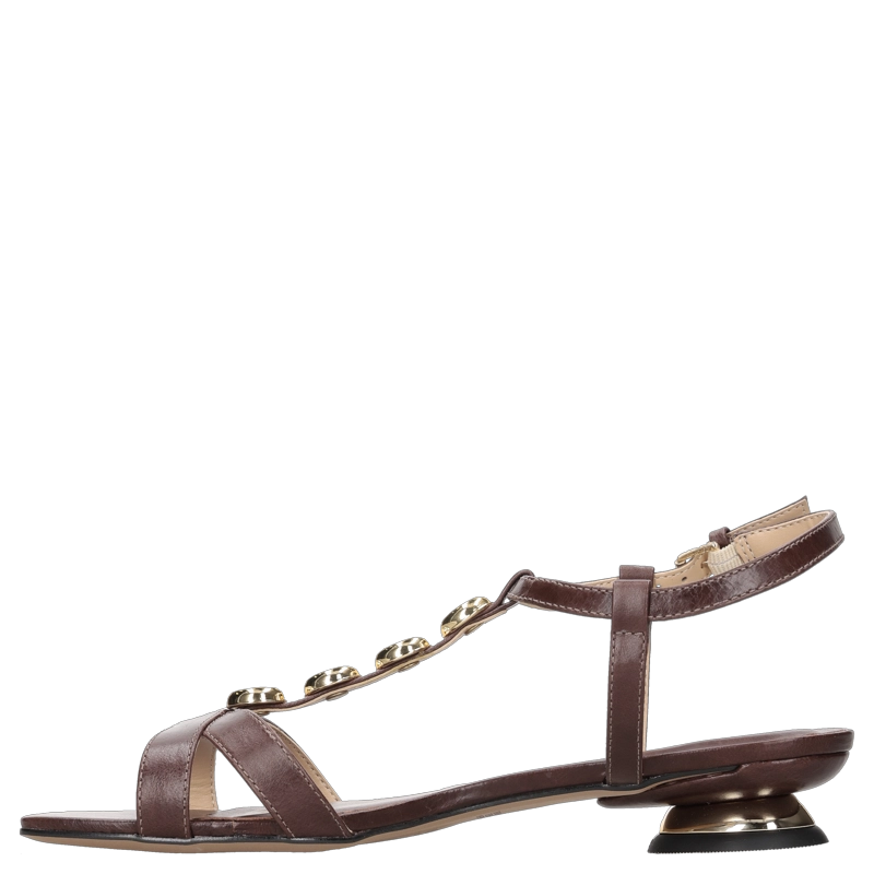 SANDALIA FORMAL MUJER MINGO - MIM0267 | MARRON - 3