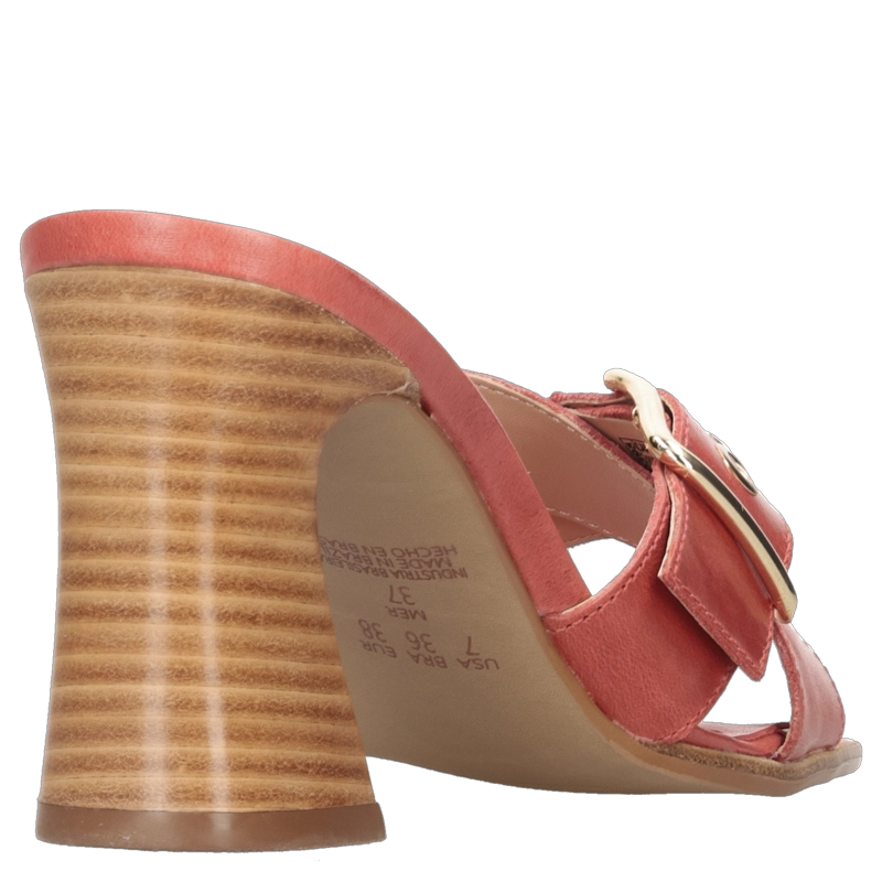 SANDALIA CASUAL MUJER POLLINI - POM0398 | MARRON - 6