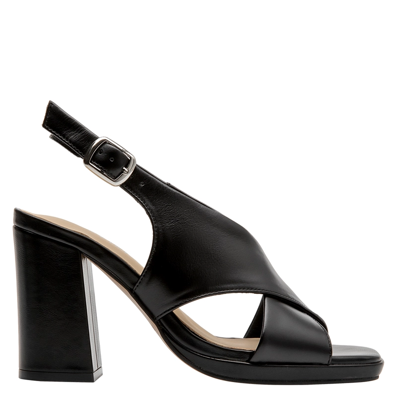 SANDALIA CASUAL MUJER POLLINI - POM0310 | NEGRO - 1