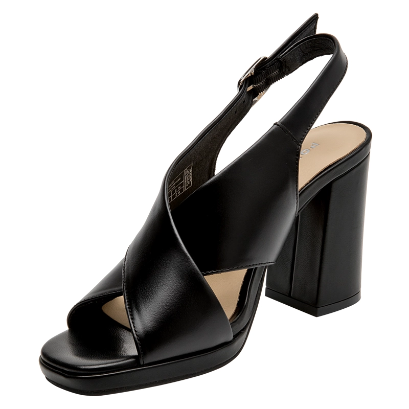 SANDALIA CASUAL MUJER POLLINI - POM0310 | NEGRO - 4