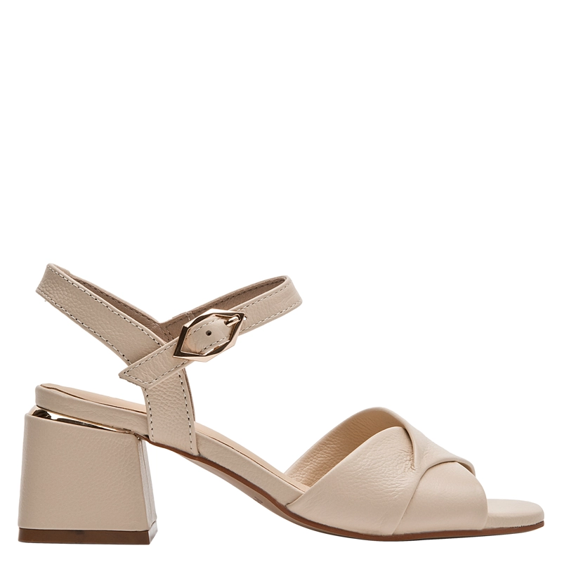 SANDALIA CASUAL MUJER POLLINI - POM0328 | BEIGE - 1