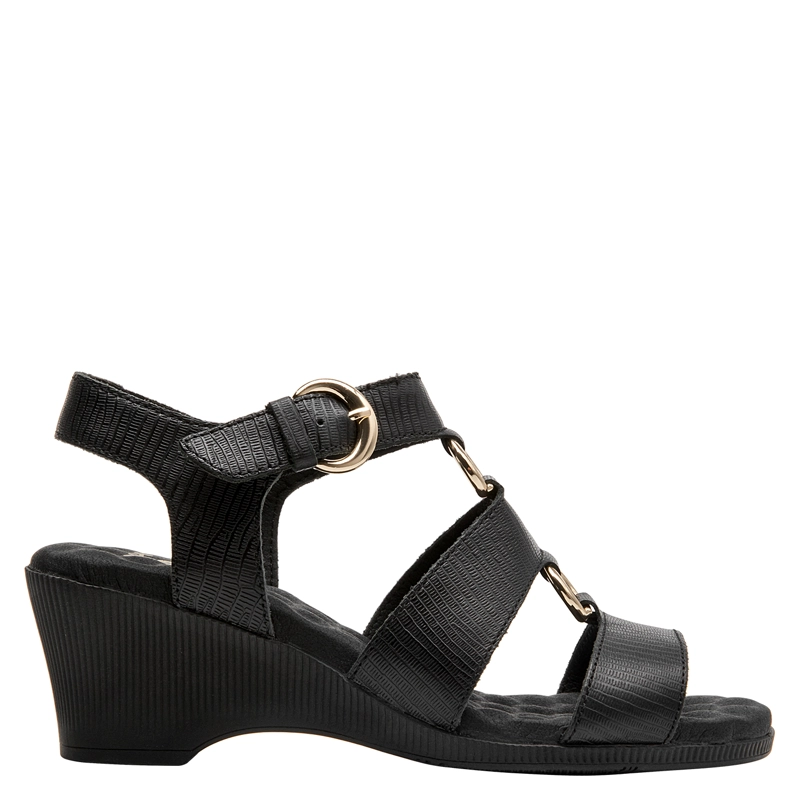 SANDALIA CASUAL MUJER 16 HRS - 16M0398 | NEGRO - 1