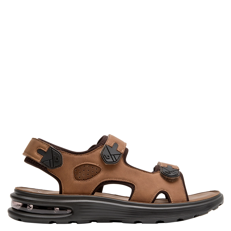 SANDALIA CASUAL HOMBRE 16 HRS - 16H0162 | MARRON - 1