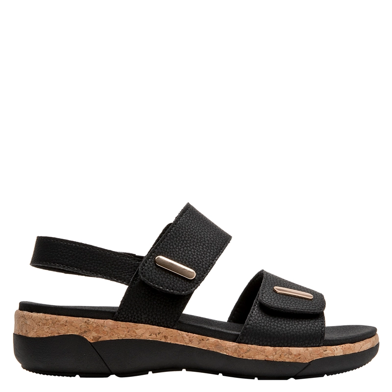 SANDALIA CASUAL MUJER 16 HRS - 16M0508 | NEGRO - 1