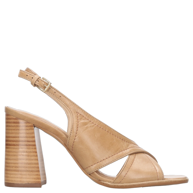 SANDALIA CASUAL MUJER POLLINI - POM0397 | BEIGE - 1