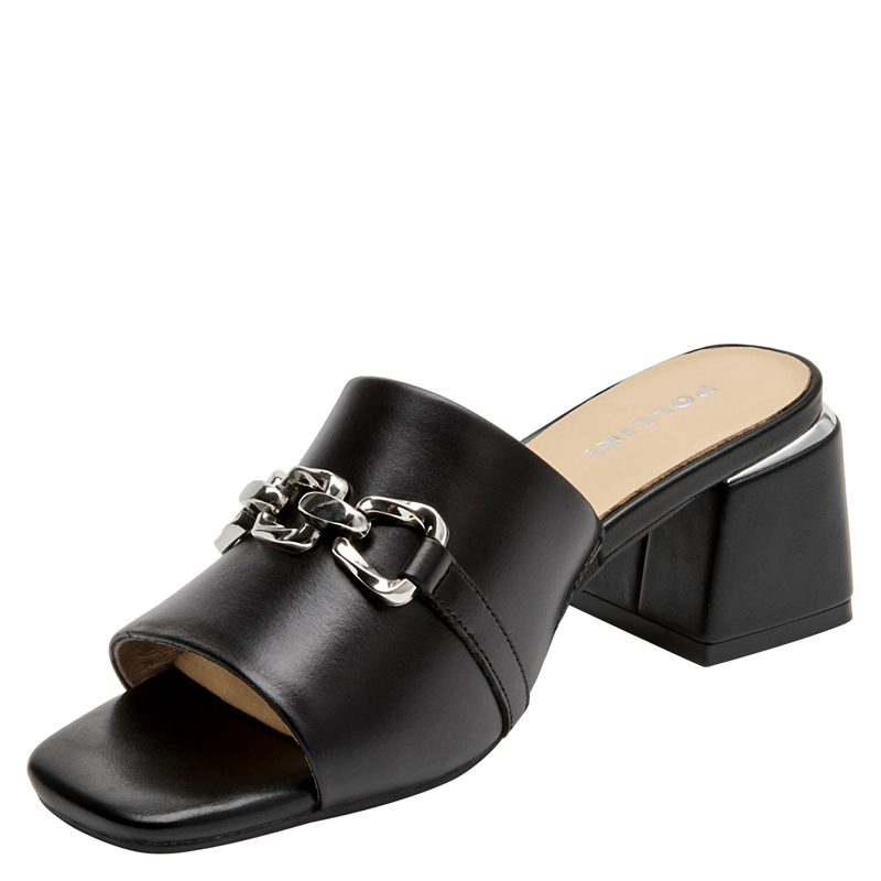 SANDALIA CASUAL MUJER POLLINI - POM0327 | NEGRO - 4