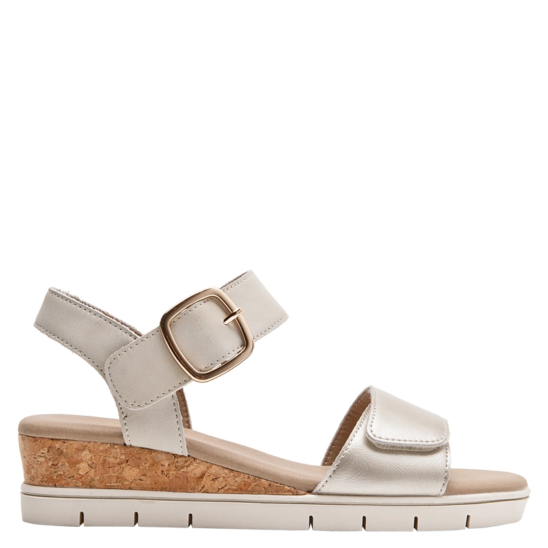 SANDALIA CASUAL MUJER 16 HRS - 16M0509 | BLANCO - 1