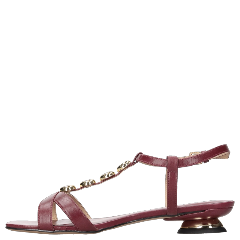 SANDALIA FORMAL MUJER MINGO - MIM0267 | BORDO - 3