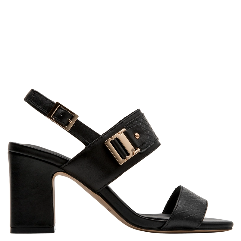 SANDALIA CASUAL MUJER POLLINI - POM0308 | NEGRO 36