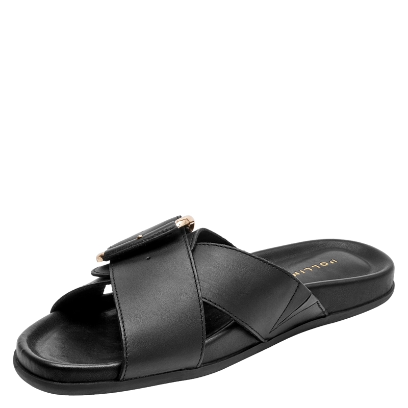 SANDALIA CASUAL MUJER POLLINI - POM0369 | NEGRO - 4