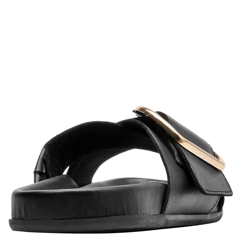 SANDALIA CASUAL MUJER POLLINI - POM0369 | NEGRO - 6