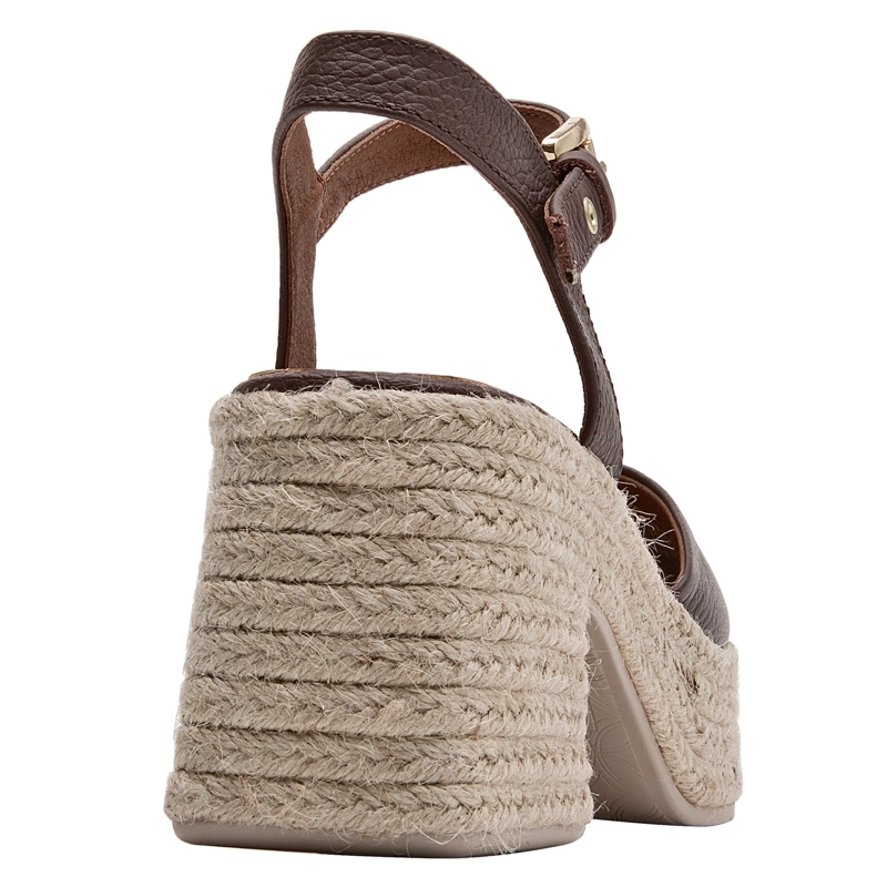 ALPARGATA CASUAL MUJER POLLINI - POM0368 | MARRON OSCURO - 2