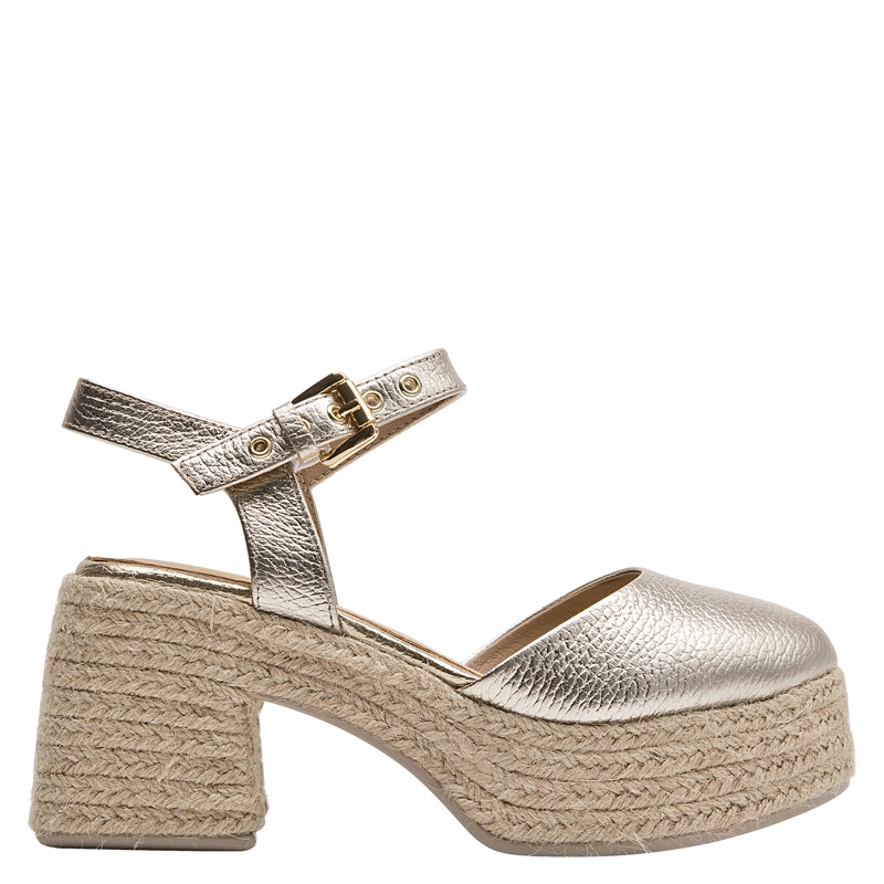 ALPARGATA CASUAL MUJER POLLINI - POM0368 | DORADO 38