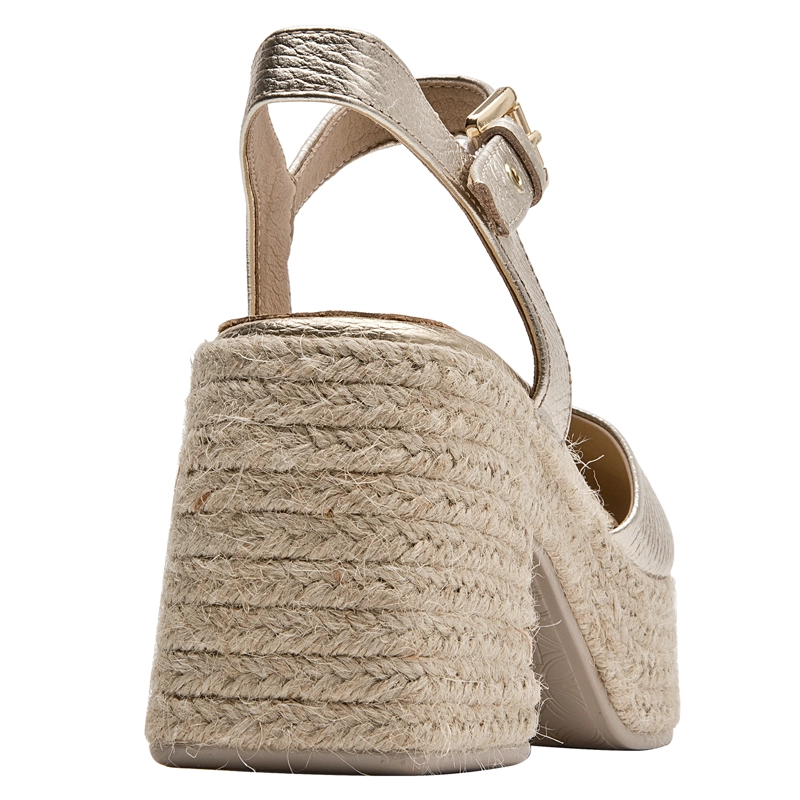 ALPARGATA CASUAL MUJER POLLINI - POM0368 | DORADO - 2