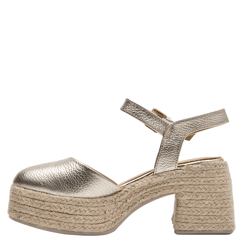 ALPARGATA CASUAL MUJER POLLINI - POM0368 | DORADO - 7