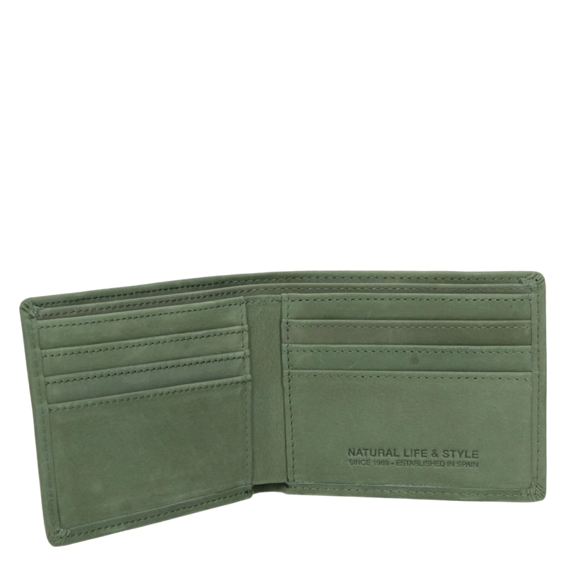 BILLETERA CUERO HOMBRE PANAMA JACK -F994 | VERDE - 4