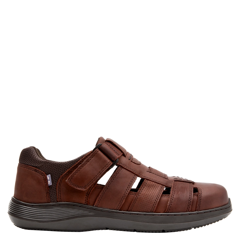 SANDALIA CASUAL HOMBRE 16 HRS - 16H0173 | MARRON - 1