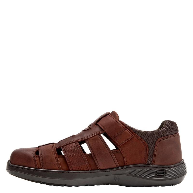 SANDALIA CASUAL HOMBRE 16 HRS - 16H0173 | MARRON - 4