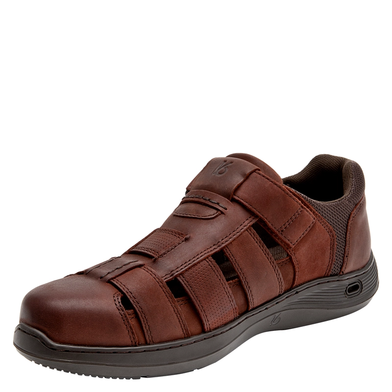 SANDALIA CASUAL HOMBRE 16 HRS - 16H0173 | MARRON - 5