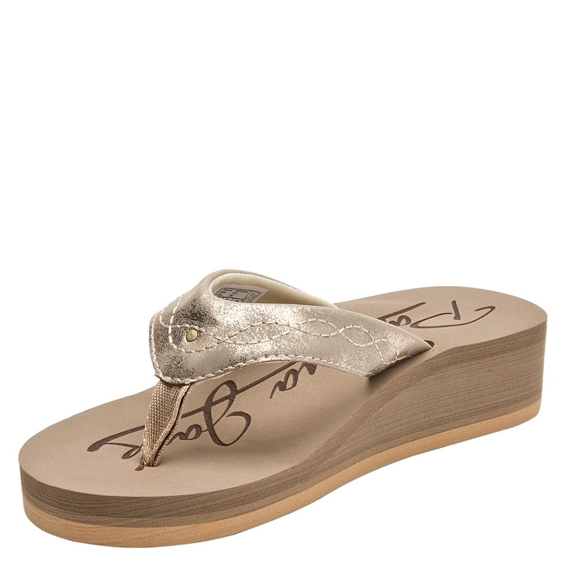 SANDALIA CASUAL MUJER PANAMA JACK - PJM0380 | DORADO - 5