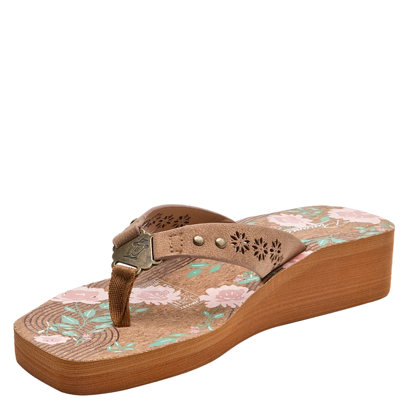 SANDALIA CASUAL MUJER PANAMA JACK - PJM0382 | MARRON CLARO - 5