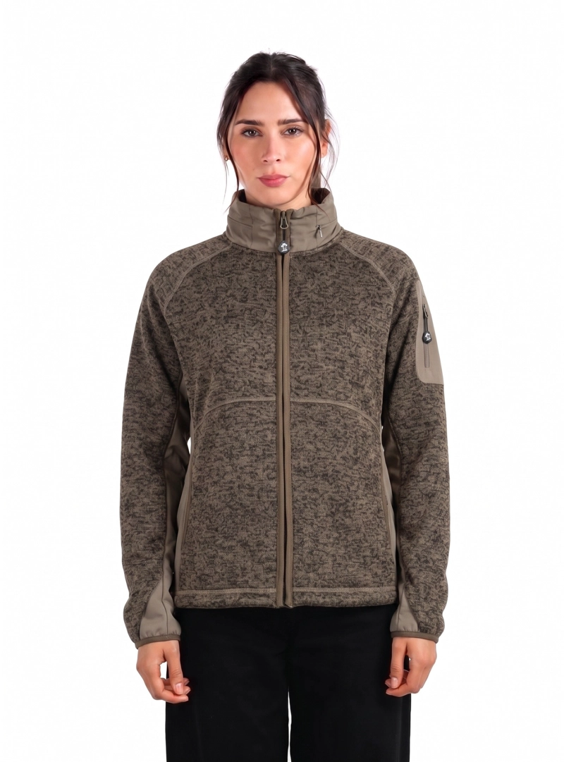 POLAR MUJER TECNICO REPELENTE AL AGUA CON GORRO PANAMA JACK - PJMJ445 - 4