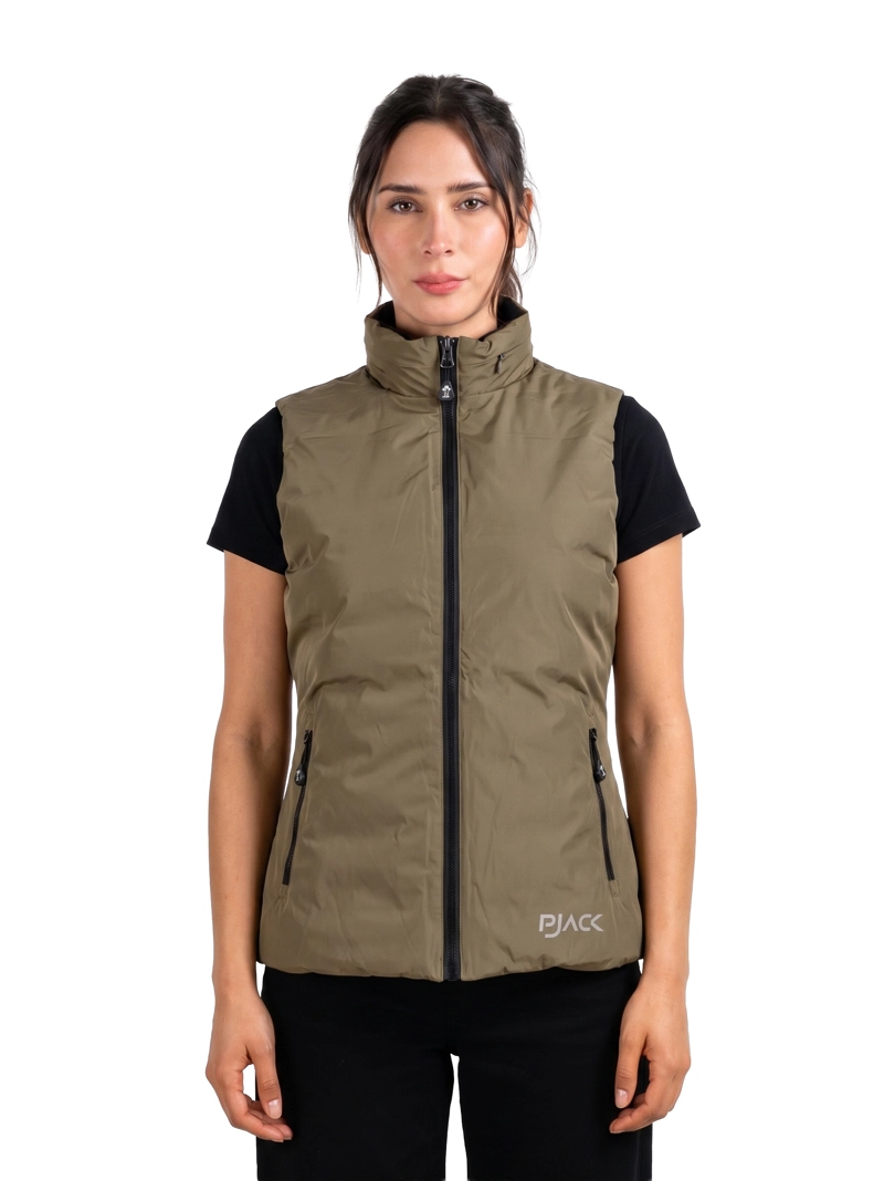 PARKA MUJER SIN MANGAS TECNICA REVERSIBLE REPELENTE AL AGUA PANAMA JACK - PJMJ447 - 5