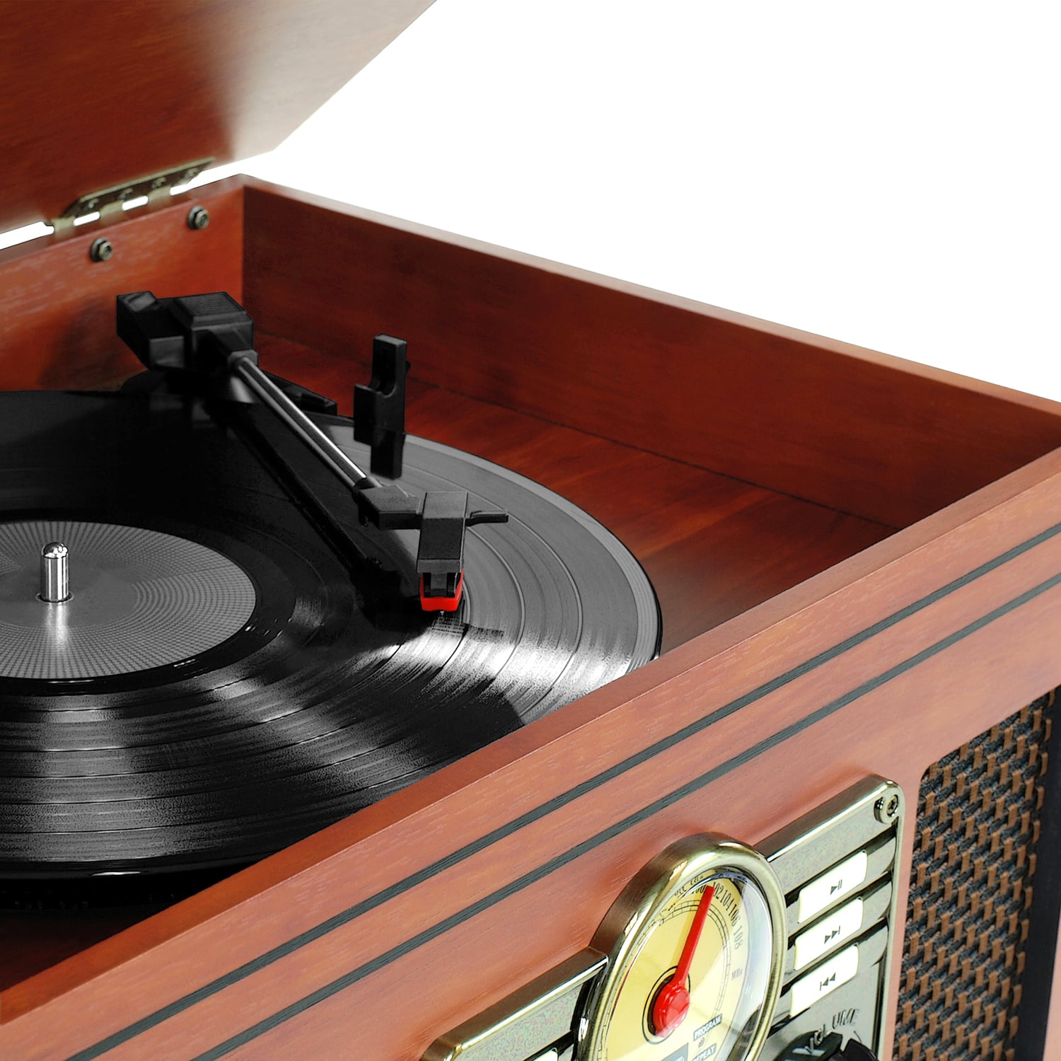 TORNAMESA VICTROLA VINTAGE 6 EN 1 - 2