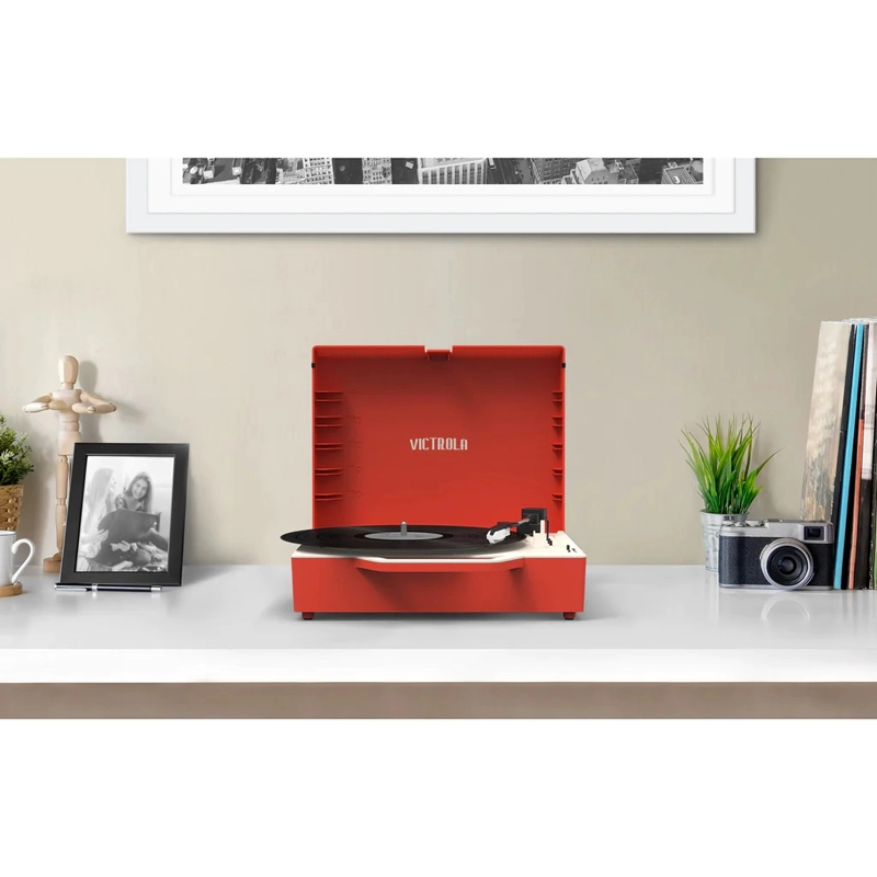 TORNAMESA VICTROLA RE SPIN ROJA CON BLUETOOTH - 8