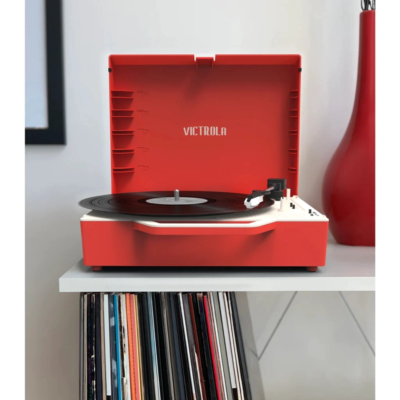 TORNAMESA VICTROLA RE SPIN ROJA CON BLUETOOTH - 9