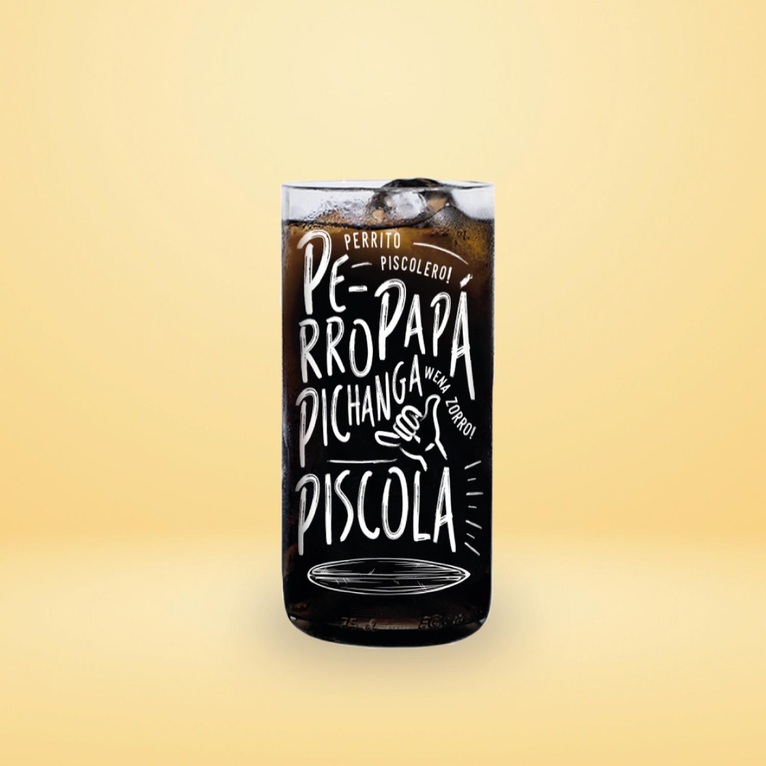 PISCOLEROS - JUEGO DE 6 VASOS - 500 ML - 5