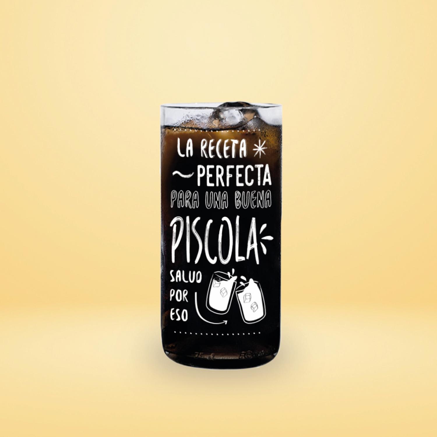 PISCOLEROS - JUEGO DE 6 VASOS - 500 ML - 6