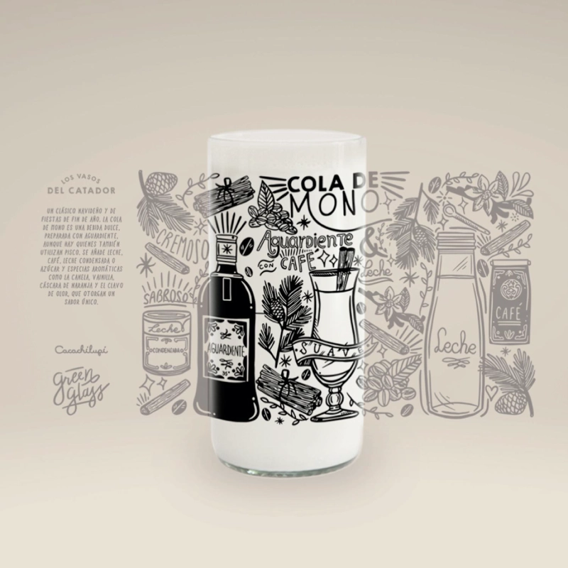 VASOS DEL CATADOR 6 VASOS DE TRAGOS TIPICOS CHILENOS - 500 ML - 3